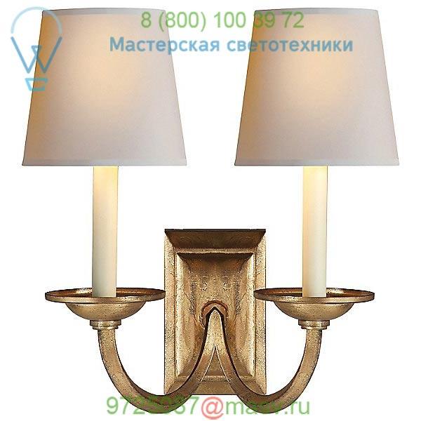 Visual Comfort Flemish 2-Light Wall Light CHD 1496AI-NP, настенный светильник бра