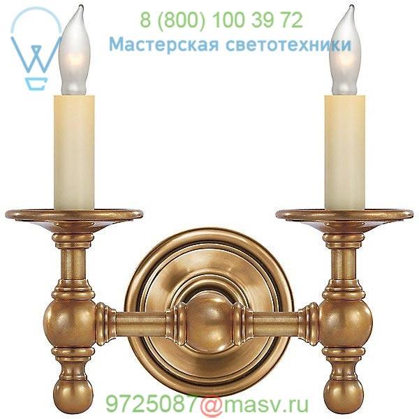 Visual Comfort Classic Double Wall Sconce SL 2816AN, настенный светильник бра