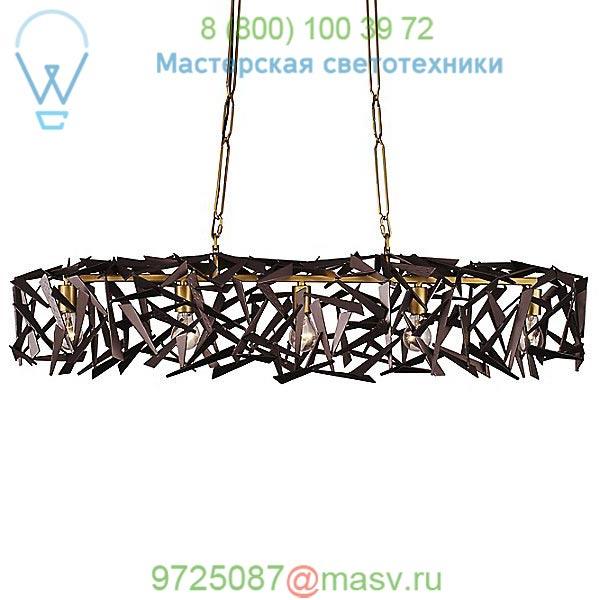 Bermuda Linear Suspension Light Varaluz 286N04AGRB, светильник