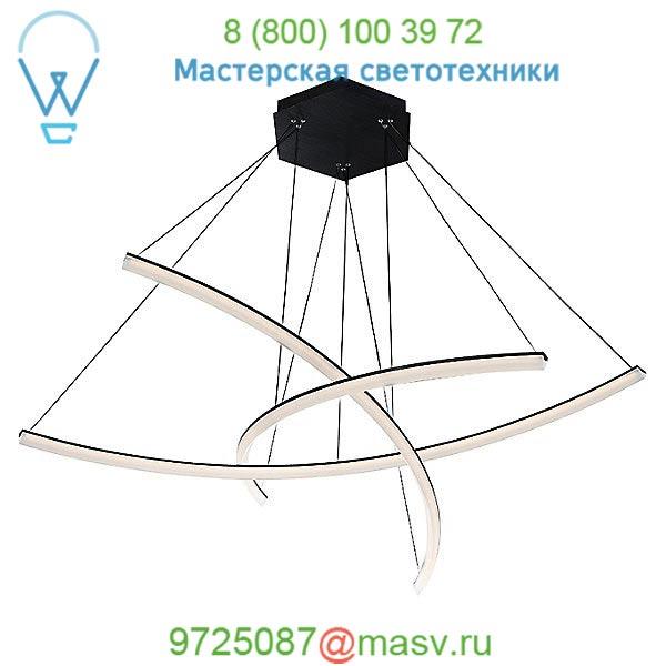 Radius LED Pendant Light dweLED PD-27802-BK, светильник