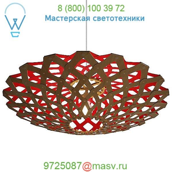 FLX-0800-NAT-RED David Trubridge Flax Pendant Light, светильник