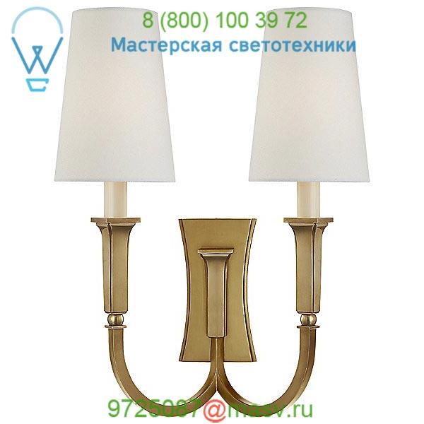 Visual Comfort TOB 2273BZ/HAB-L Delphia 2-Light Wall Light, настенный светильник бра
