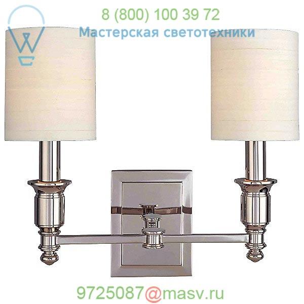 Hudson Valley Lighting Whitney 2-Light Wall Sconce 7502-AGB, настенный светильник бра