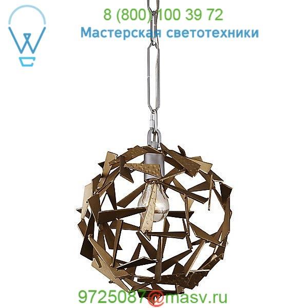 Bermuda 1-Light Orb Pendant Light 286P01AGRB Varaluz, светильник