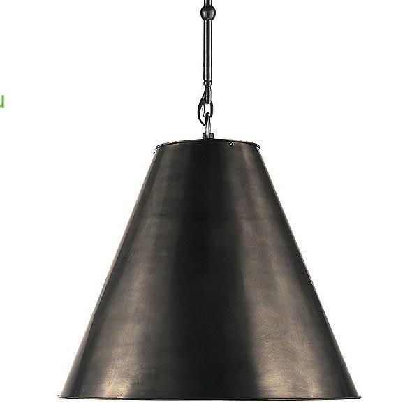 OB-TOB 5090BZ-BZ Visual Comfort Goodman Pendant (Bronze with White/Bronze/Small) - OPEN BOX, опенбокс