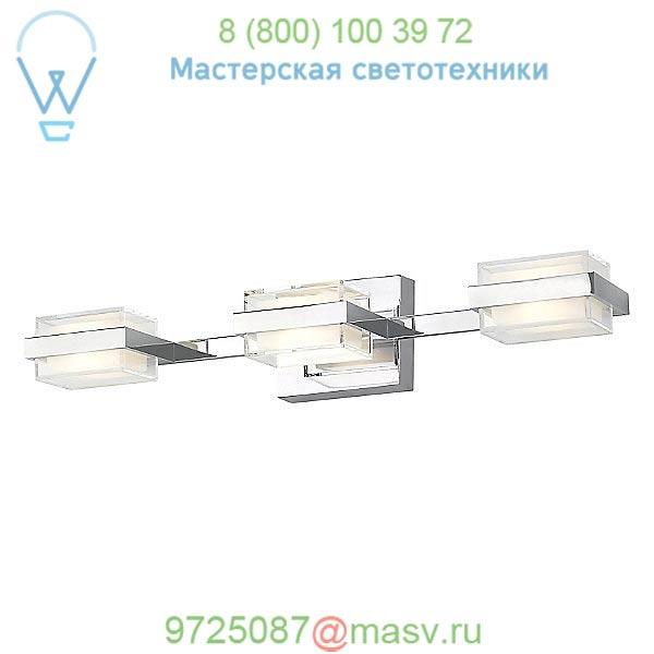 Tech Lighting 700BCKMD3HC-LED930 Kamden 3-Light Bath Bar, светильник для ванной