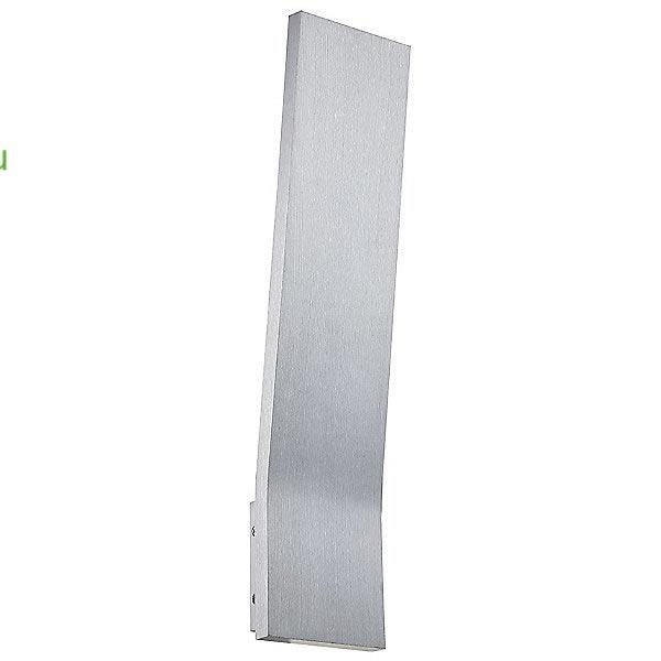 Blade Outdoor Wall Sconce Modern Forms WS-W11716-BK, уличный настенный светильник