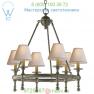 Visual Comfort Classic Mini Ring Chandelier SL 5814AN-NP, светильник