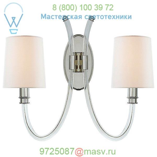 Visual Comfort JN 2030CG/AB-L Clarice 2-Light Wall Light, настенный светильник бра