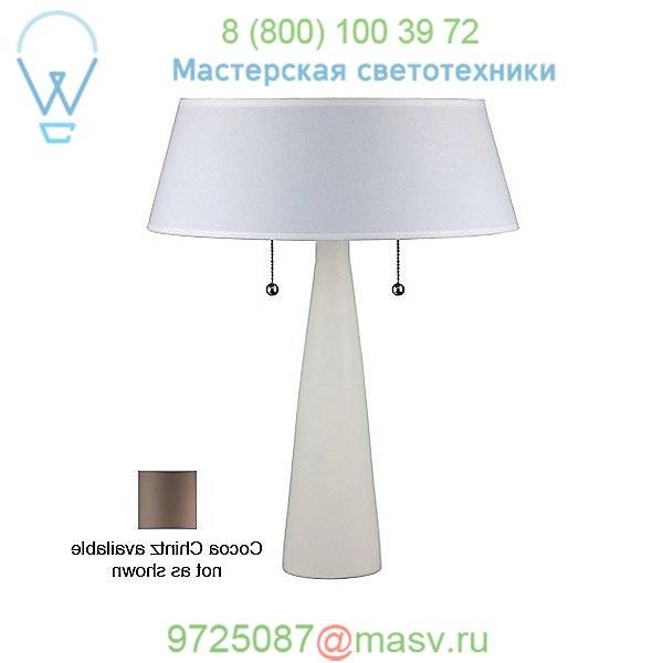 Lights Up! OB-502BQ-CCC Lizzy Table Lamp (Bisque/Cocoa Chintz) - OPEN BOX RETURN, опенбокс