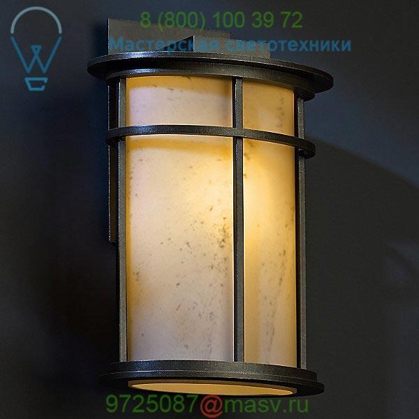 Hubbardton Forge 307285-1015 Forged Vertical Bars Small Outdoor Wall Sconce, уличный настенный светильник