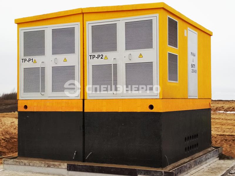 Трансформаторная подстанция в бетонном корпусе (БКТП) 160-2500 кВА 10(6)/0,4 кВ