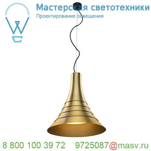 1000440 <strong>SLV</strong> BATO 45 LED PD светильник подвесной 30Вт с LED 2500К, 1900лм, 100°, латунь