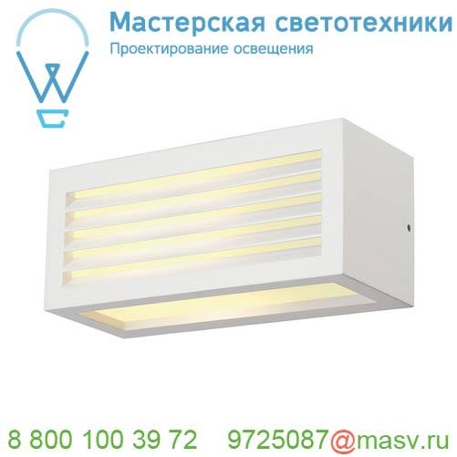 232491 <strong>SLV</strong> BOX-L E27 светильник настенный IP44 для лампы E27 18Вт макс., белый