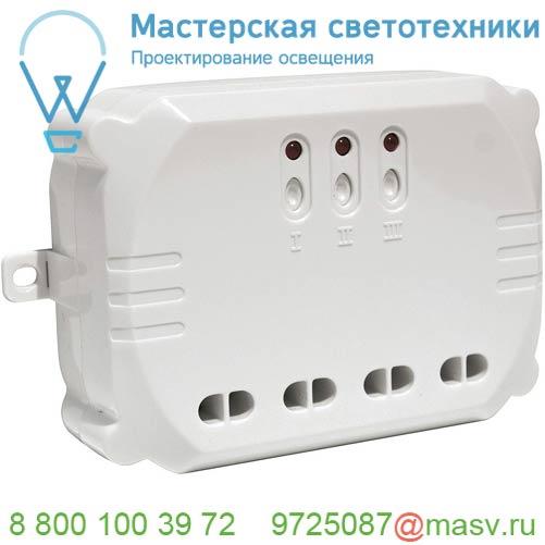 470803 <strong>SLV</strong>  CONTROL BY TRUST, радиореле, 3 канала, общая мощность 3500Вт макс., белый