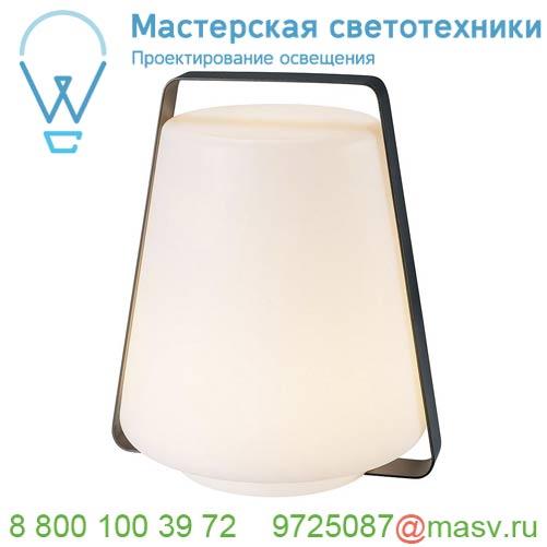 1001415 <strong>SLV</strong> DEGANO 35 светильник IP44 6.4Вт с аккумулятором и LED 3000К, 450лм, антрацитно-серый