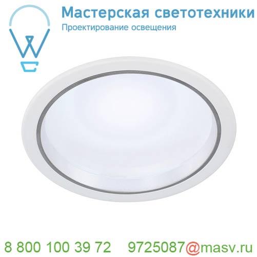 160591 <strong>SLV</strong> LED DOWNLIGHT 23 светильник встраиваемый 1000-1050мА с LED 33Вт, 4000К, 3700лм, 100°