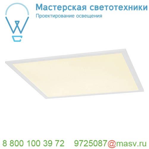 1001443 <strong>SLV</strong> I-VIDUAL PANEL 60x60 светильник встраиваемый 1000мА 34Вт с LED 3000К, 3700лм, UGR19