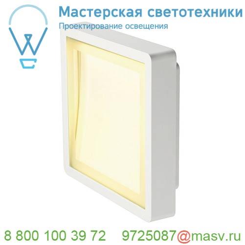 230881 <strong>SLV</strong> INDIGLA светильник накладной IP54 8.3Вт с LED 3000К, 430лм, белый