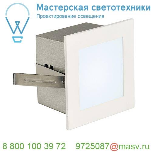 113260 <strong>SLV</strong> FRAME BASIC LED светильник встраиваемый 350мА 1Вт с LED 4000К, 45лм, белый