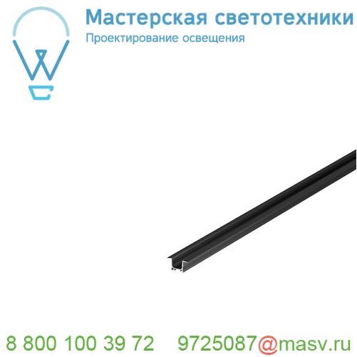 1000459 <strong>SLV</strong> GRAZIA 10, профиль встраиваемый, 2 м, без экрана, черный
