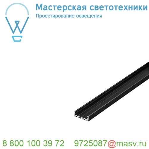 213720 <strong>SLV</strong> GLENOS Pro-2609 300 профиль накладной, без экрана, 3 м, черный