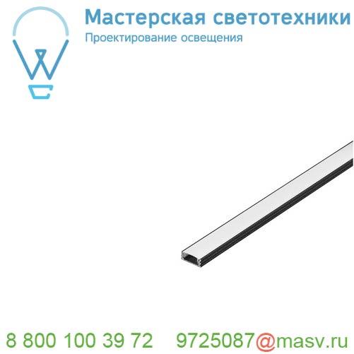 213800 <strong>SLV</strong> GLENOS D-1808 100 профиль накладной, без экрана, 1 м, черный