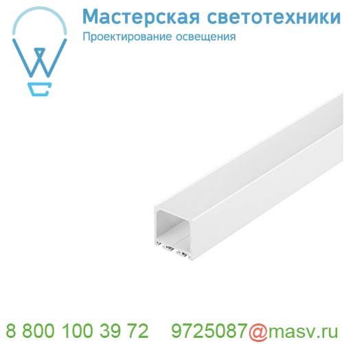 213611 <strong>SLV</strong> GLENOS Pro-3030 100 профиль накладной, без экрана, 1 м, белый