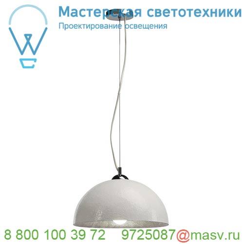 155501 <strong>SLV</strong> FORCHINI PD-2 светильник подвесной для лампы E27 40Вт макс., белый/ хром/ серебро