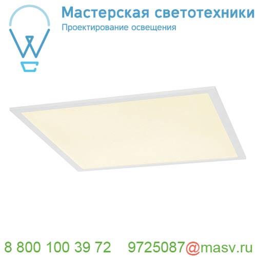 1001445 <strong>SLV</strong> I-VIDUAL PANEL 62x62 светильник встраиваемый 1000мА 34Вт с LED 3000К, 3700лм, UGR19