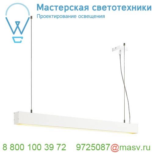 210001 <strong>SLV</strong> GLENOS PD-1 светильник подвесной с LED 52Вт, 3000К, 2470лм, белый