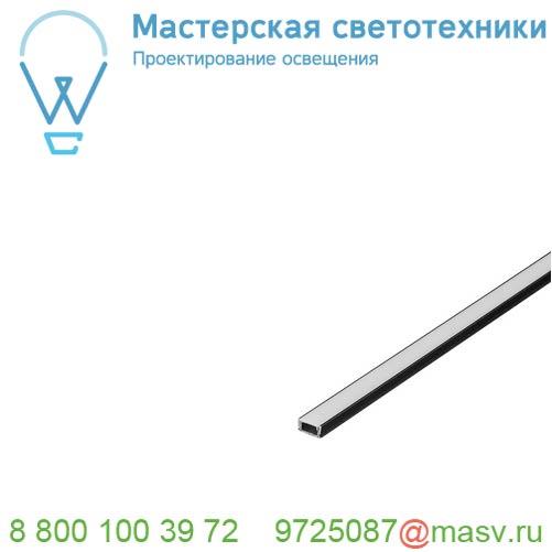 213950 <strong>SLV</strong> GLENOS D-1107 200 профиль накладной, без экрана, 2 м, черный