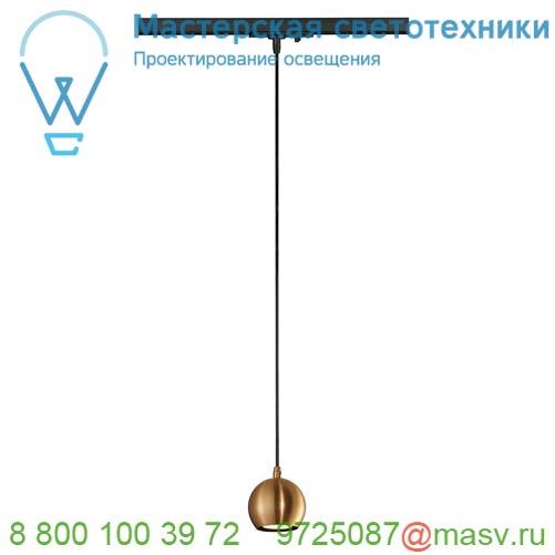 144029 <strong>SLV</strong> 1PHASE-TRACK, LIGHT EYE 90 PD светильник подвесной для лампы GU10 5Вт макс. (!), медь/