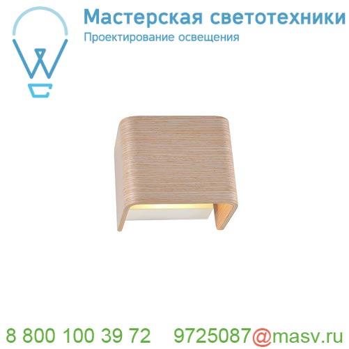 1000617 <strong>SLV</strong> MANA 120, плафон из древесины, выбеленный