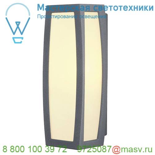 230085 <strong>SLV</strong> MERIDIAN BOX SENSOR светильник настенный IP54 для лампы E27 25Вт макс., датчик движения