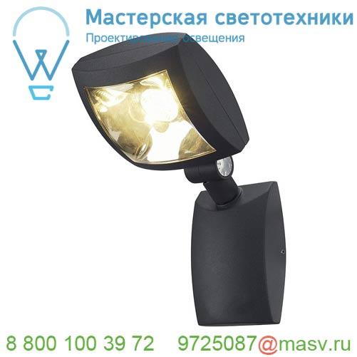 232415 <strong>SLV</strong> MERVALED светильник настенный IP54 14Вт с LED 3000К, 750лм, 30°, антрацит