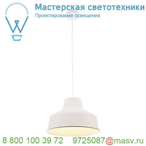 156091 <strong>SLV</strong> FENDA, абажур алюминиевый диам. 40 см для лампы E27 75Вт макс., белый