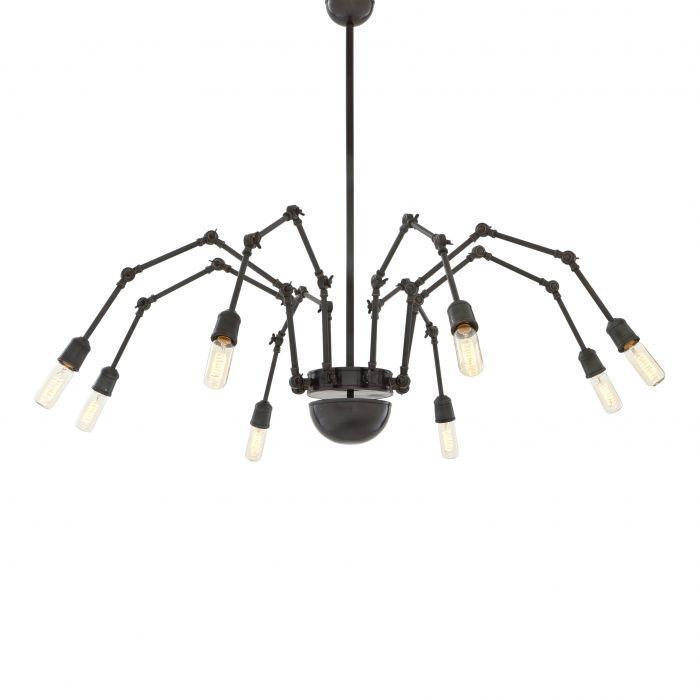 Eichholtz 108576 Потолочная лампа Spider 8 светло-бронзовая отделка