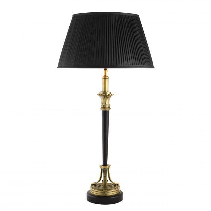 Eichholtz 111681 Настольная лампа Fairmont с черным абажуром