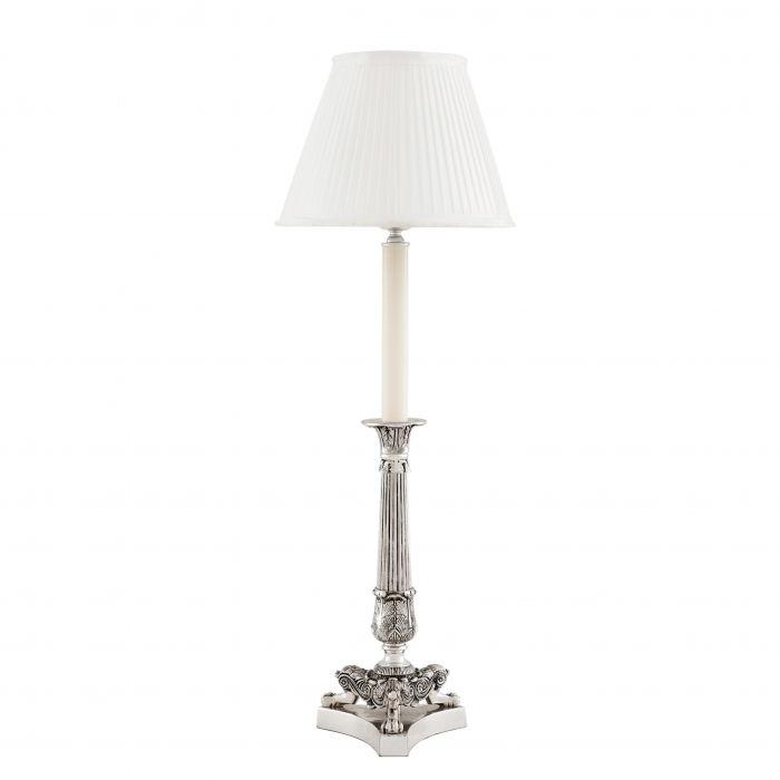 Eichholtz 109160 Настольная лампа Perignon серебряная лаковая отделка