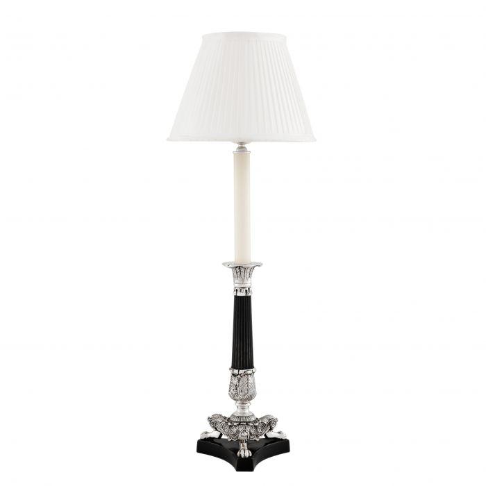 Eichholtz 109159 Настольная лампа Perignon, цвет черный / никель