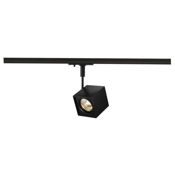 <strong>SLV</strong> 143350 1PHASE-TRACK, ALTRA DICE светильник для лампы GU10 50Вт макс, черный