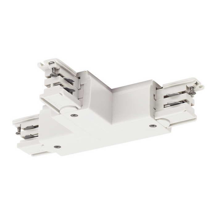 <strong>SLV</strong> 1001387 3Ph | S-TRACK, T-коннектор с разъёмом питания, GND слева