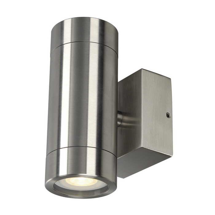 SLV 233302 ASTINA STEEL светильник настенный IP44 для 2х ламп GU10 по 35Вт макс.