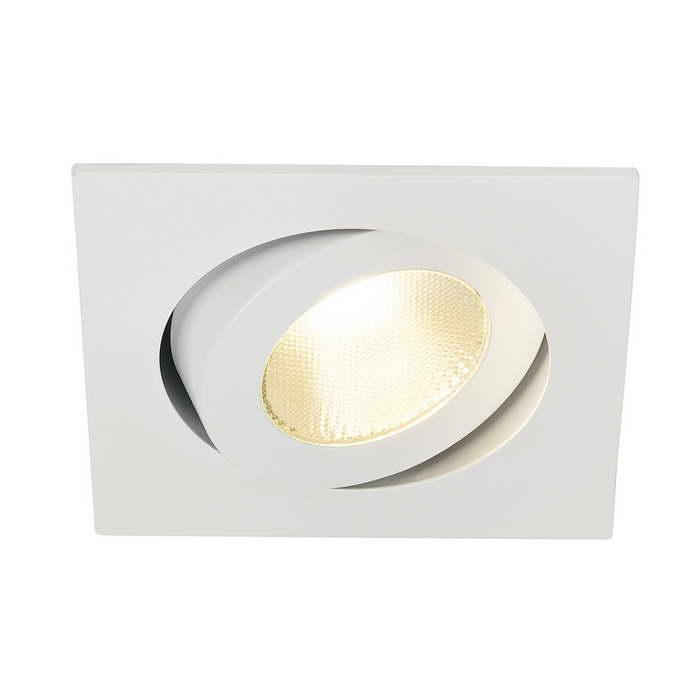 <strong>SLV</strong> 161281 CONTONE® TURNO SQUARE DtW светильник встраив. 16Вт с LED 2000-3000К, 890лм