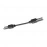 SLV 172190 D-TRACK, коннектор гибкий, кабель 13.5 см, 230В, 2х 10А макс., черный