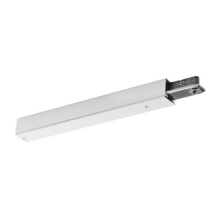 <strong>SLV</strong> 172041 D-TRACK, разъём питания торцевой, 230В, 2х 10А макс., белый