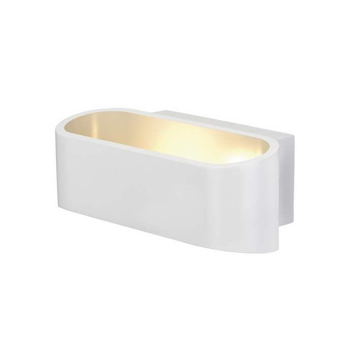 <strong>SLV</strong> 151311 ASSO 70 LED светильник настенный 7.6Вт с LED 3000К, 350лм, белый