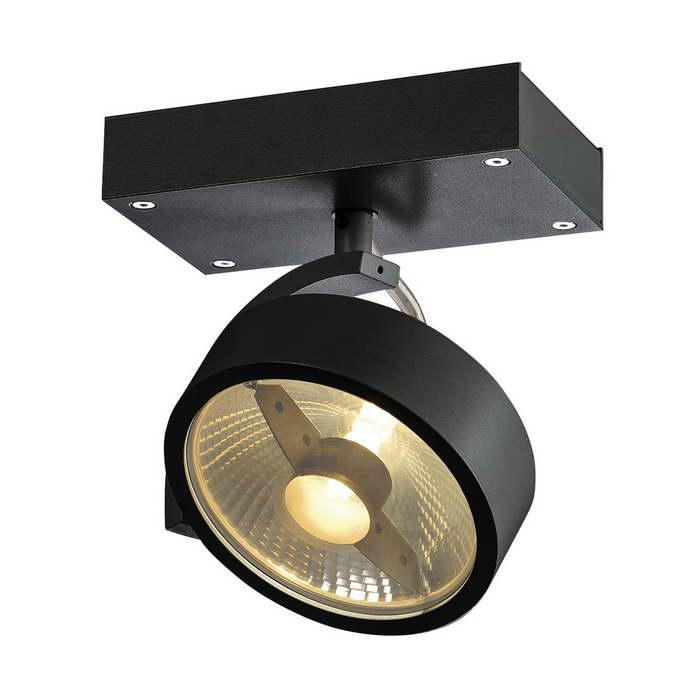 SLV 1000702 KALU 1 ES111 светильник накладной для лампы ES111 75Вт макс., черный