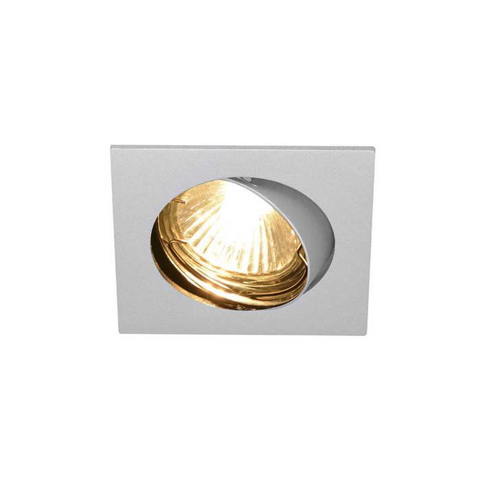 <strong>SLV</strong> 1002209 PIKA SQUARE TURNO QPAR51 светильник встраиваемый для лампы GU10 50Вт макс.